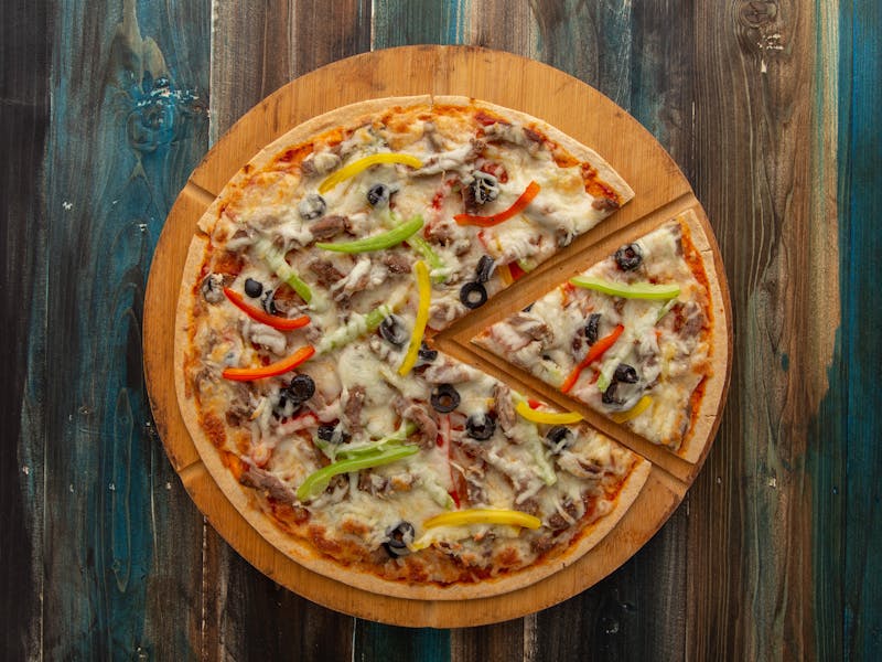 Via 313 Four Cheese specialty pizza with golden crust